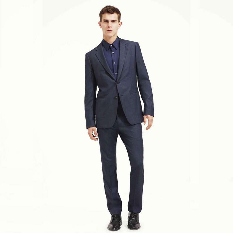 Straight Leg Trousers, Black, large