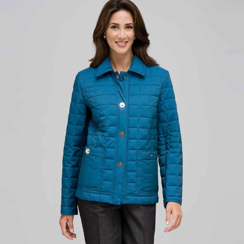Quilted Jacket, royal, large