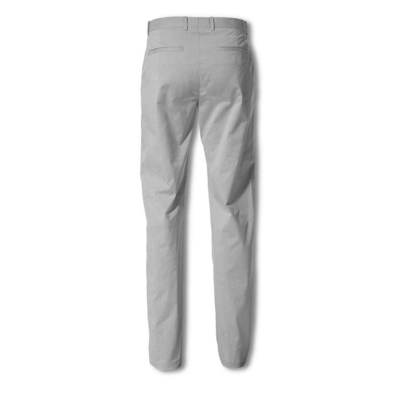 Casual Slim Leg Pants, Grey, large